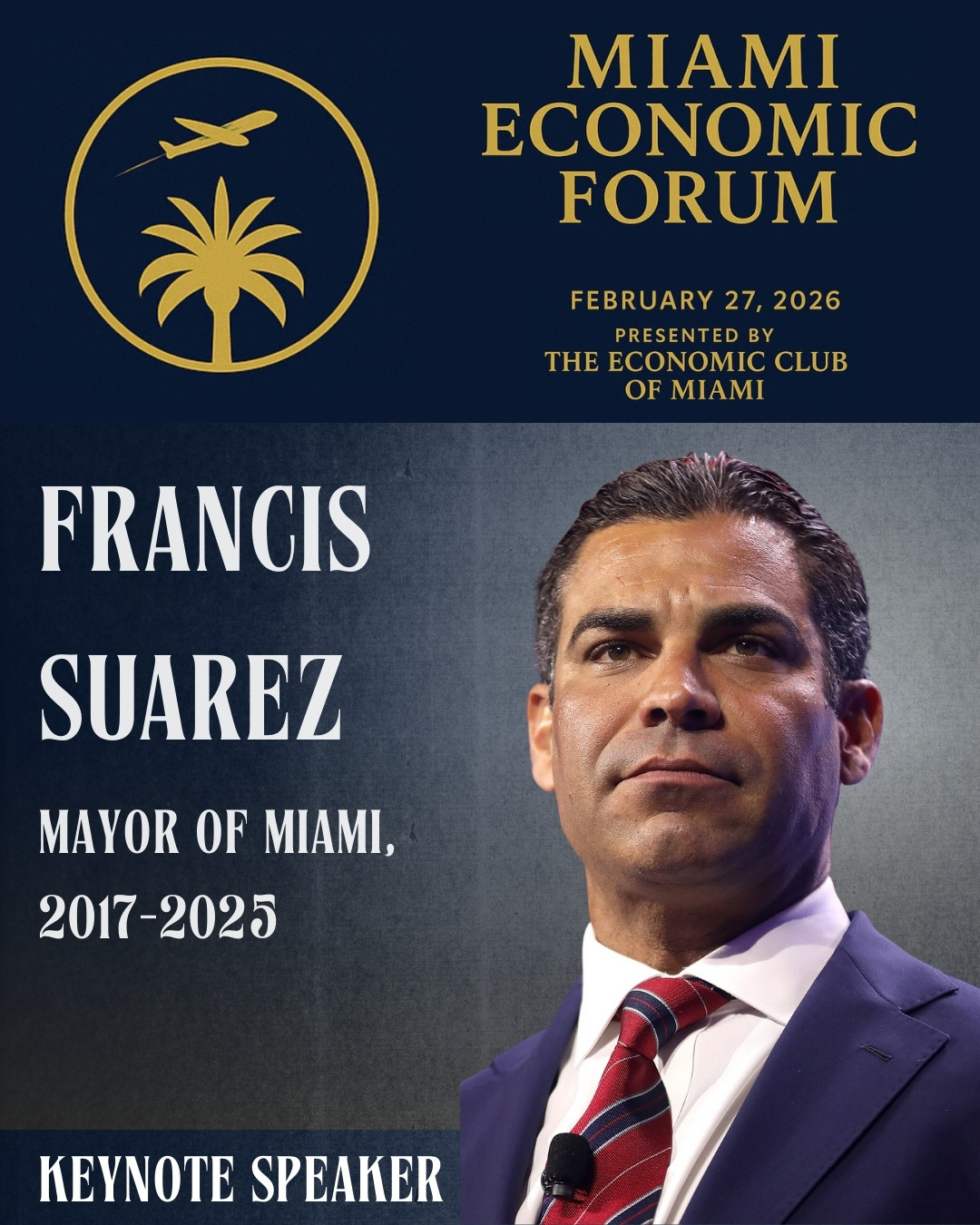 Francis Suarez MEF 2026 Banner