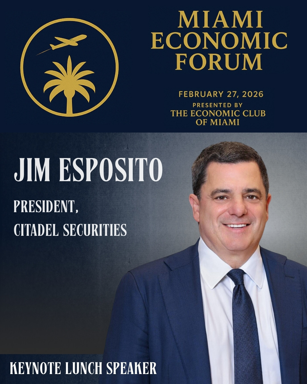 JIM ESPOSITO President, Citadel Securities banner