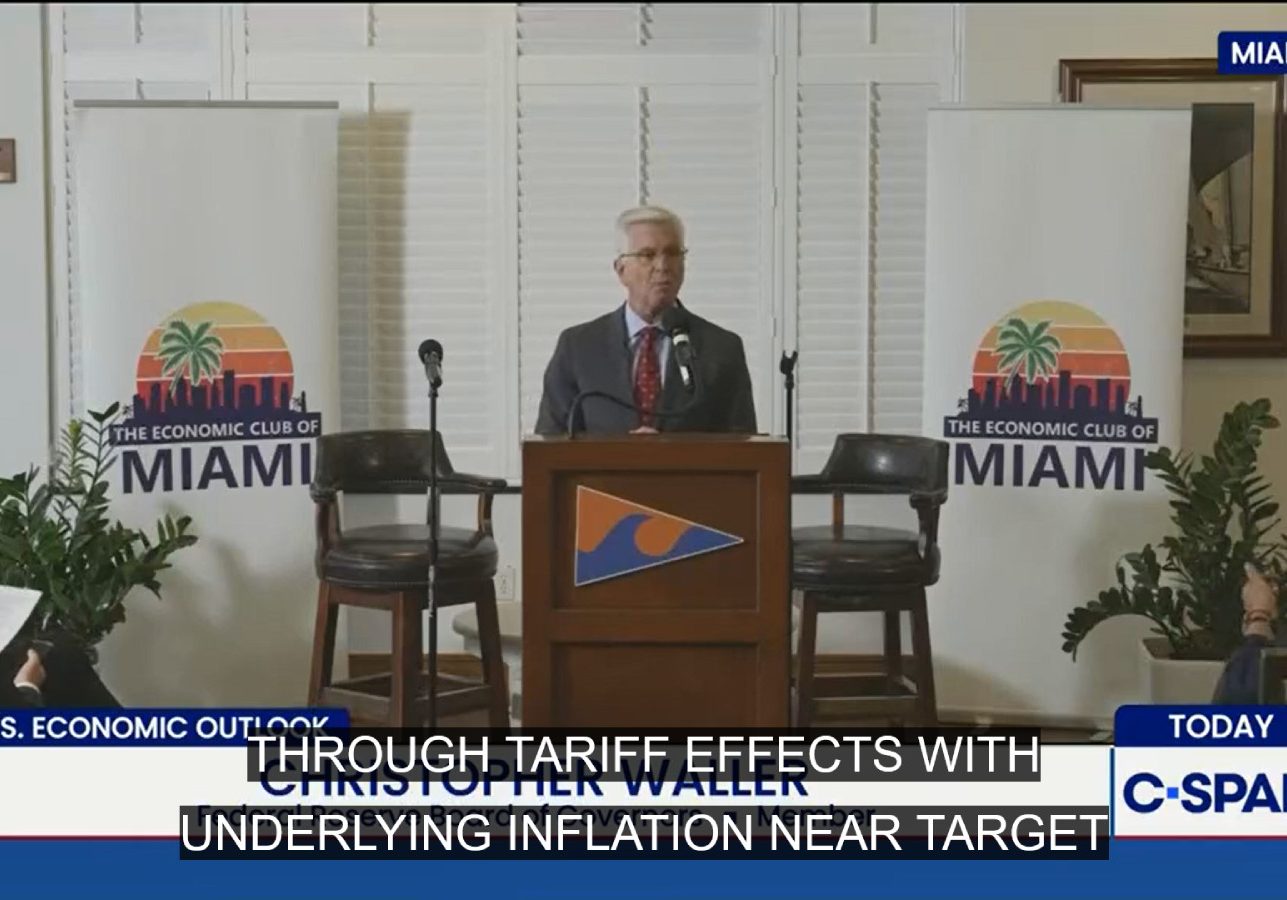 Federal Reserve Governor Speaks at Economic Club of Miami